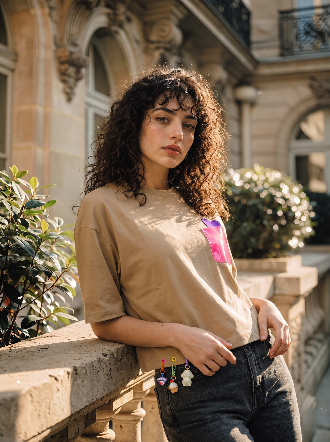 Biscoff Beige Heart T-shirt