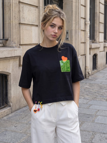 Onyx Black Heart T-shirt