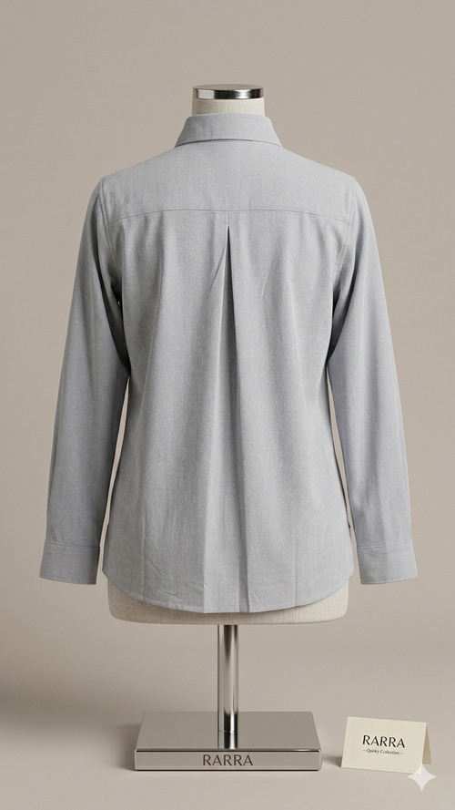 Grey Feline Cat Print Tunic
