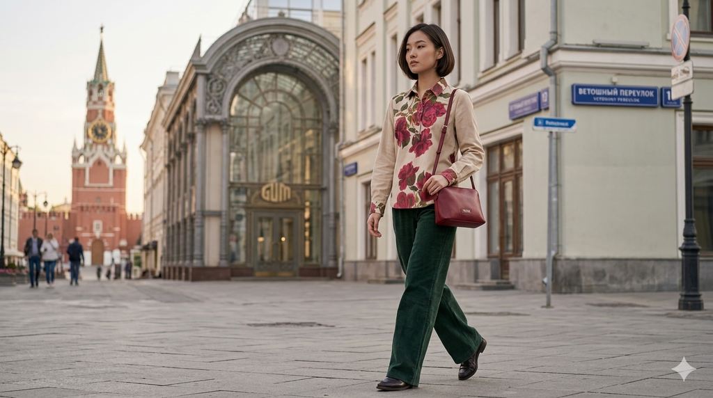 Women Beige Floral Print Shirt Style Top