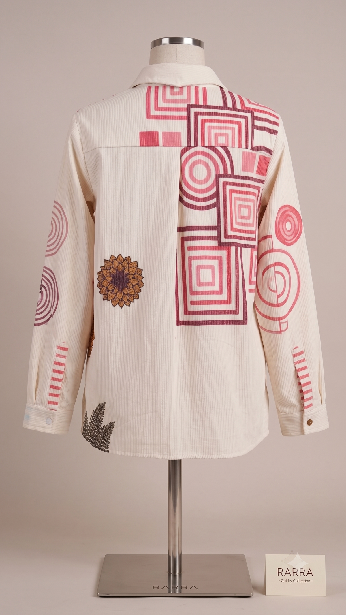 Rosy Geometry Shirt