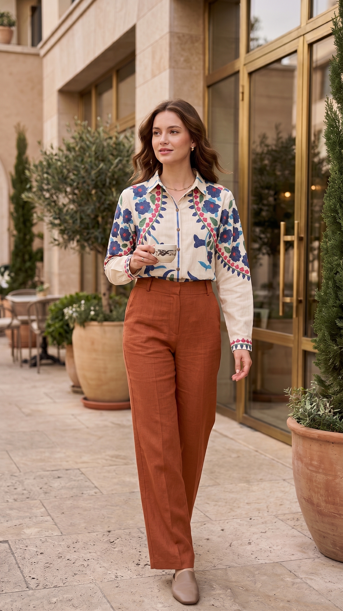 Meadow Bloom Printed Shirt