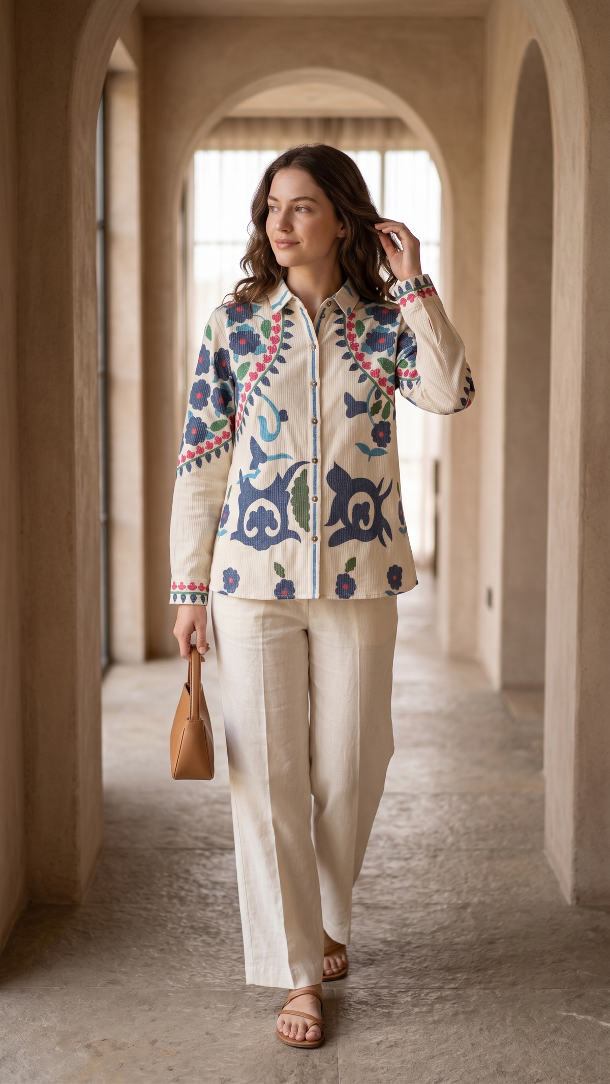 Meadow Bloom Printed Shirt