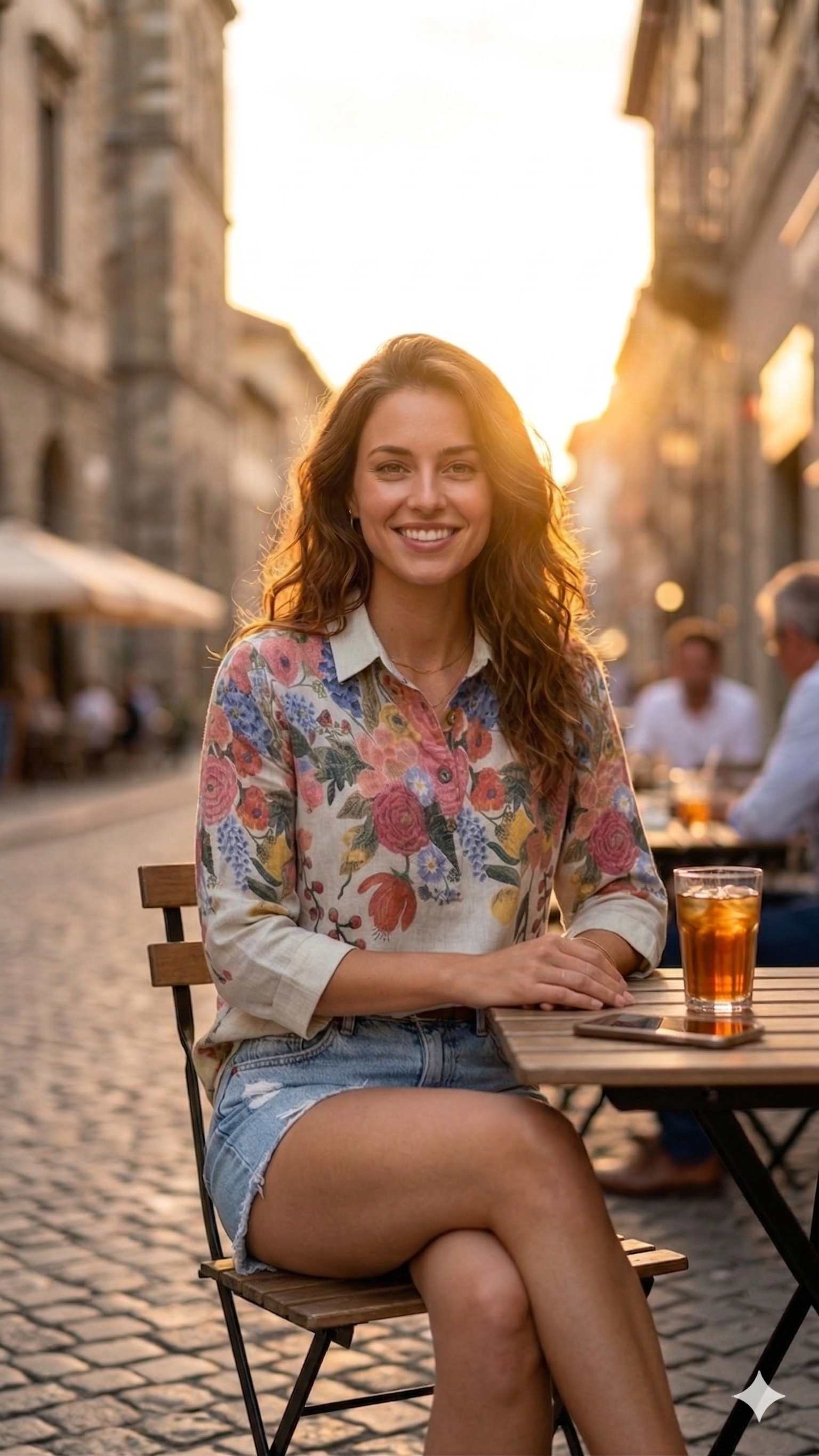 Sage Green Garden Muse Floral Tunic