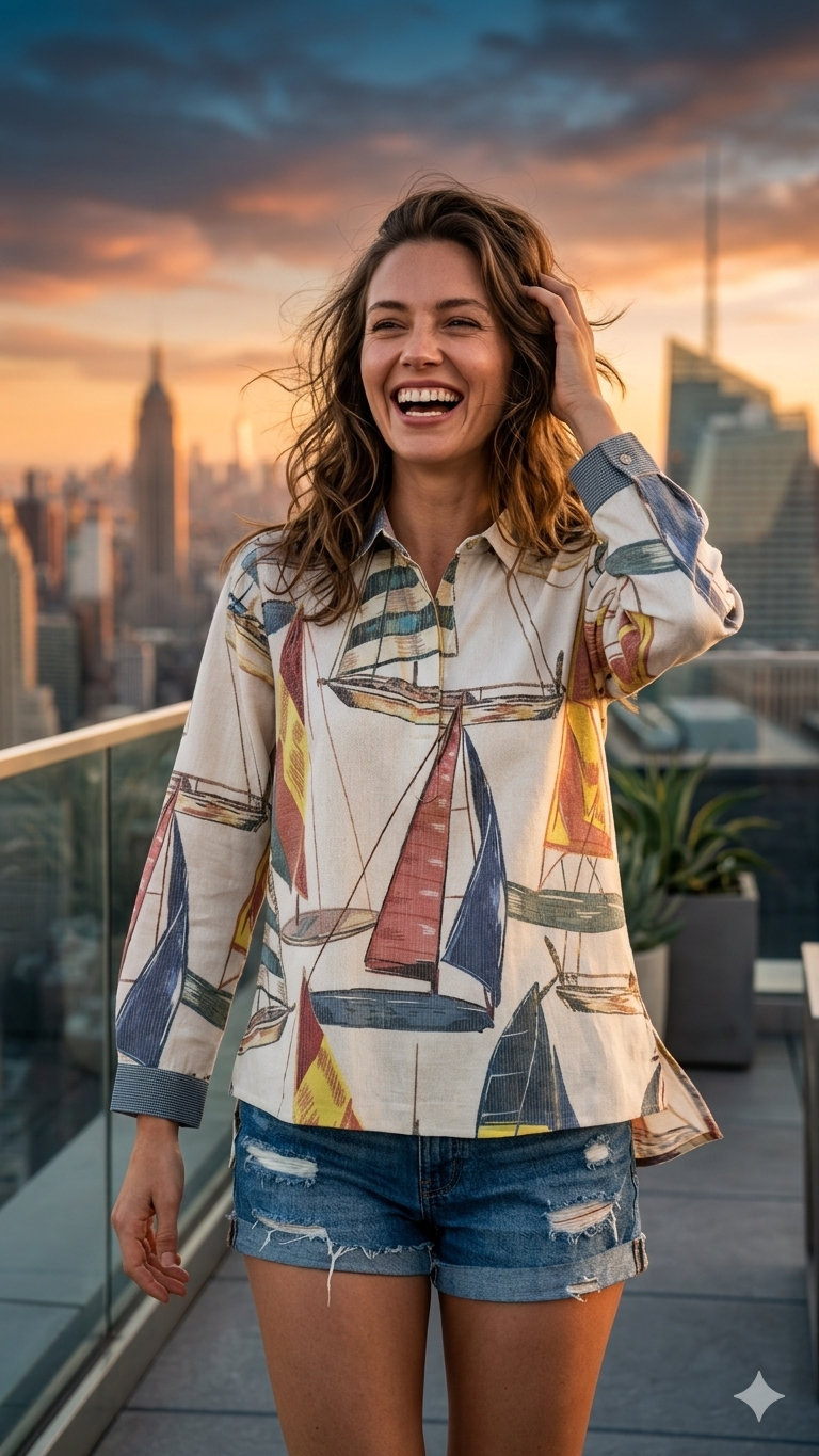 The Vintage Sailboat Tunic