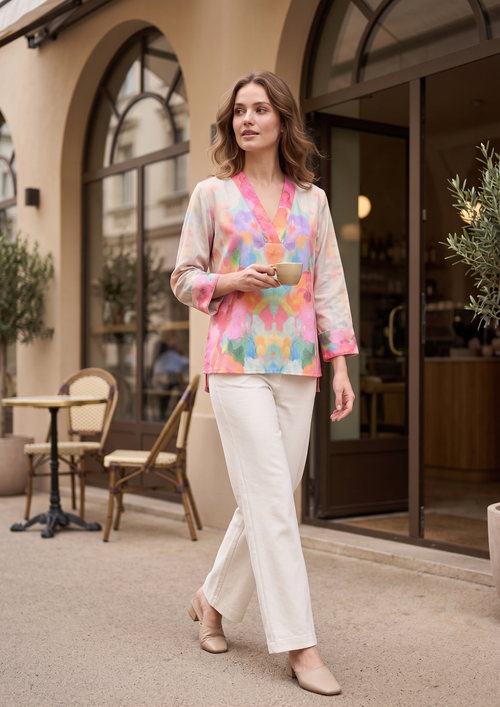 Blossom Haze Tunic