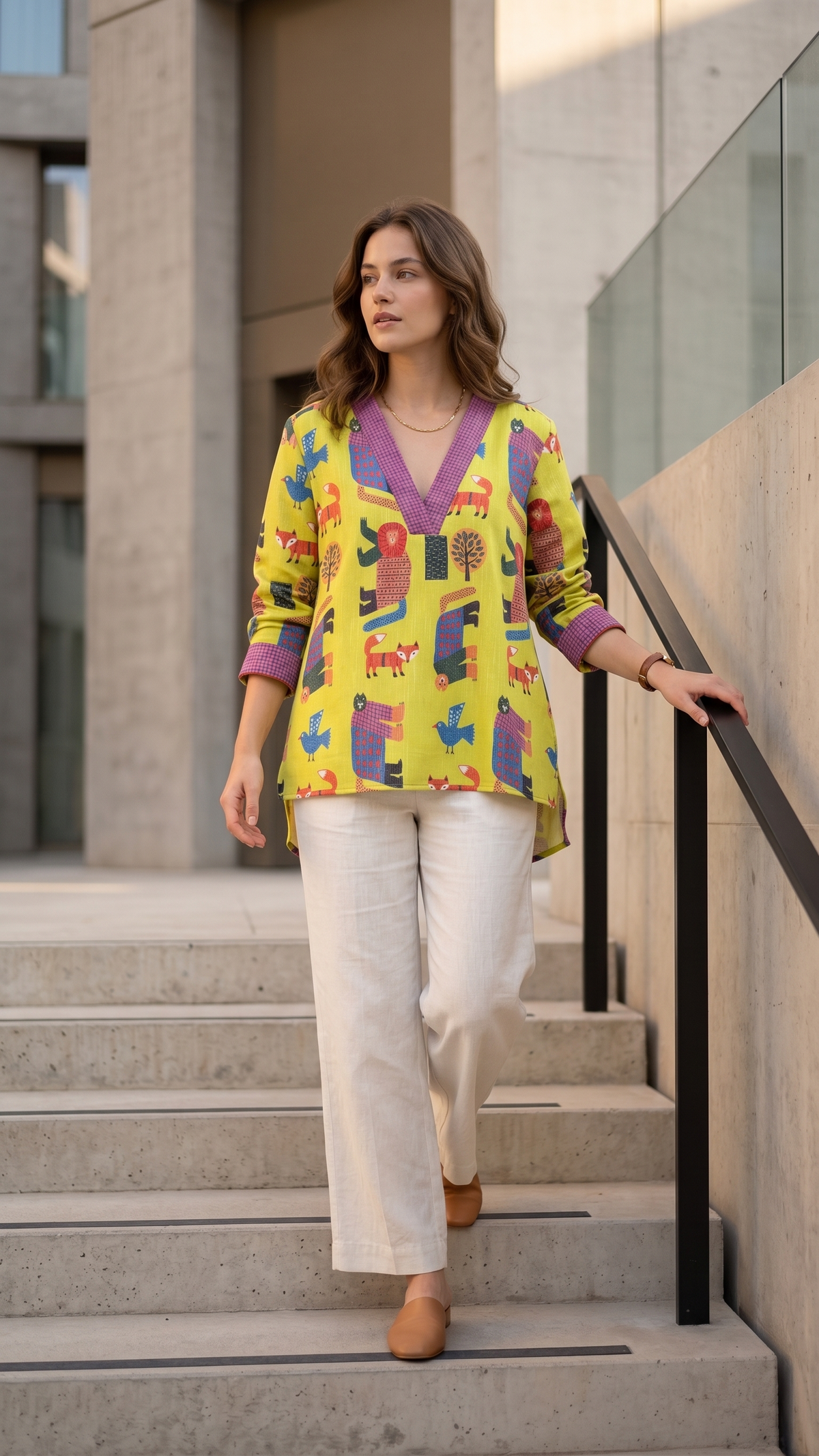 Vantara Wild Whimsy Tunic